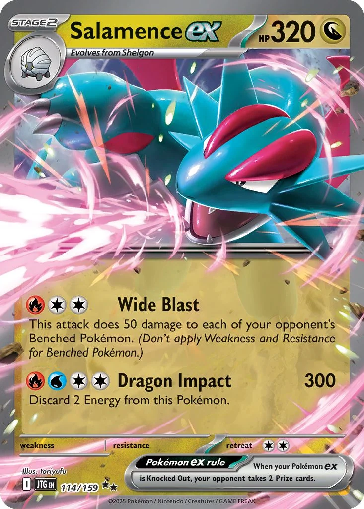 114/159 Salamence ex - Journey Together