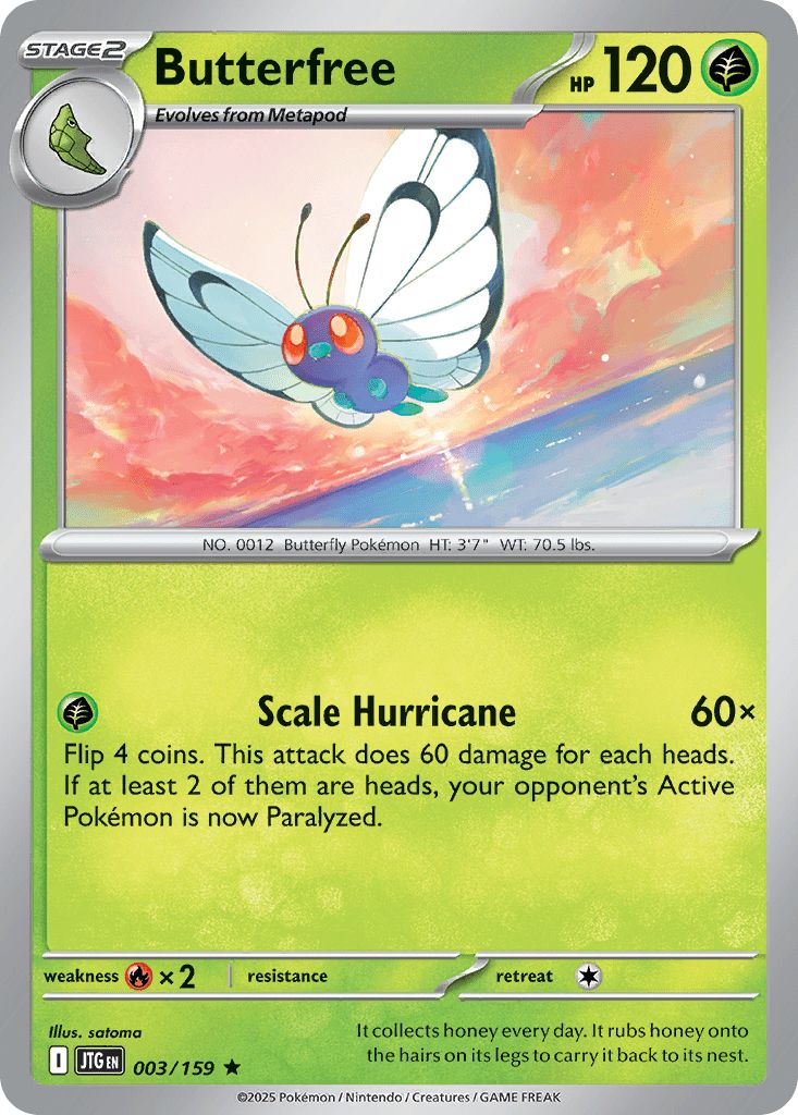 003/159 HOLO Butterfree - Journey Together