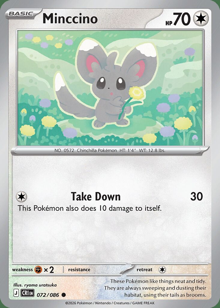 072/086 Minccino - Chaos Rising