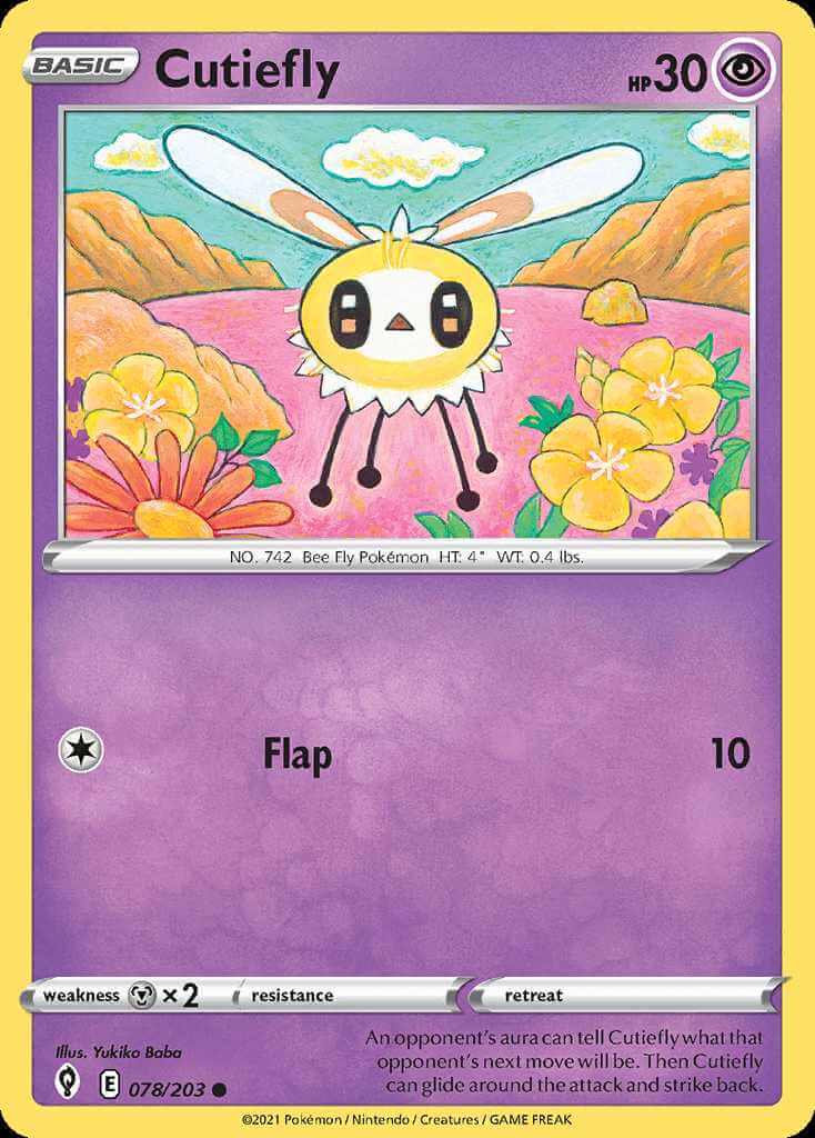 078/203 Cutiefly - Evolving Skies