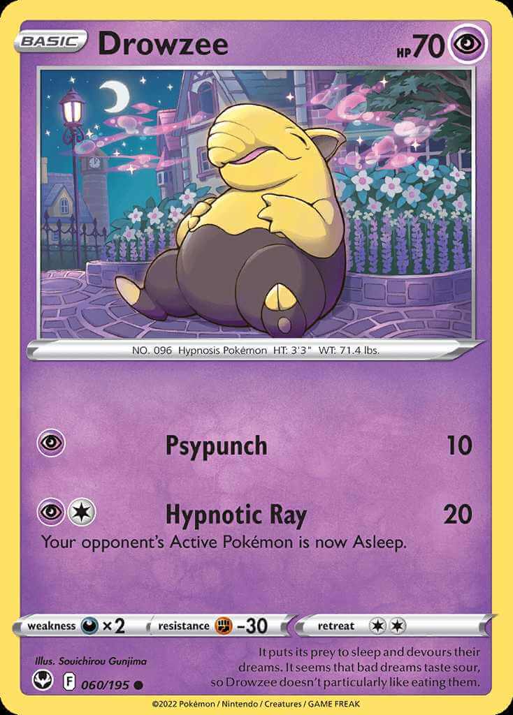 060/195 Drowzee - Silver Tempest