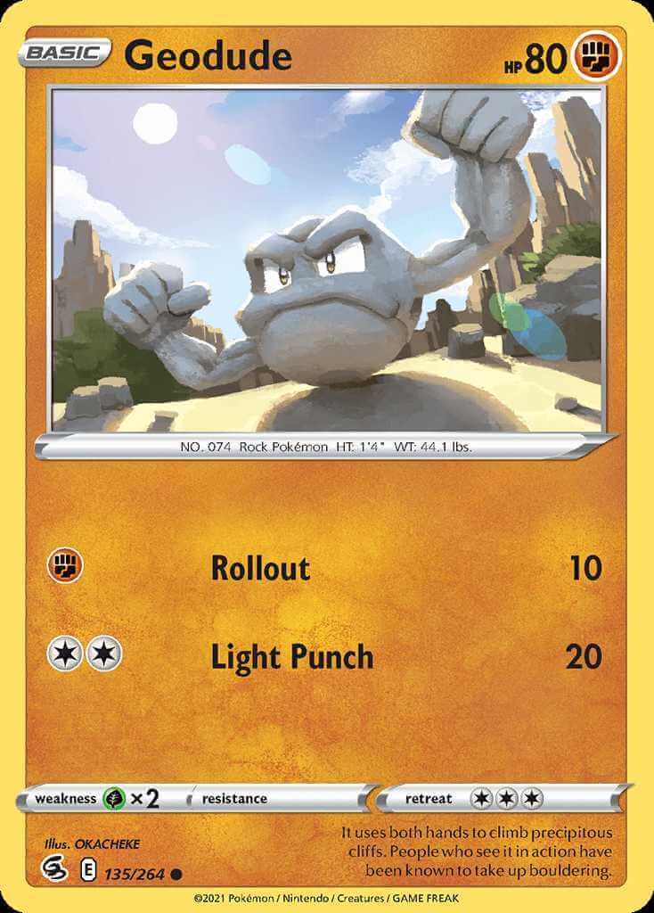 135/264 Geodude - Fusion Strike