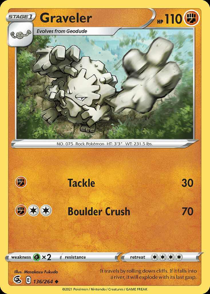 136/264 Graveler - Fusion Strike
