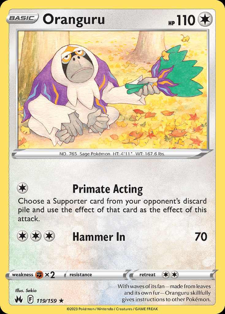 119/159 Oranguru - Crown Zenith