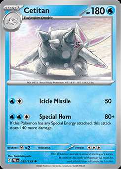 055/193 Cetitan - Paldea Evolved