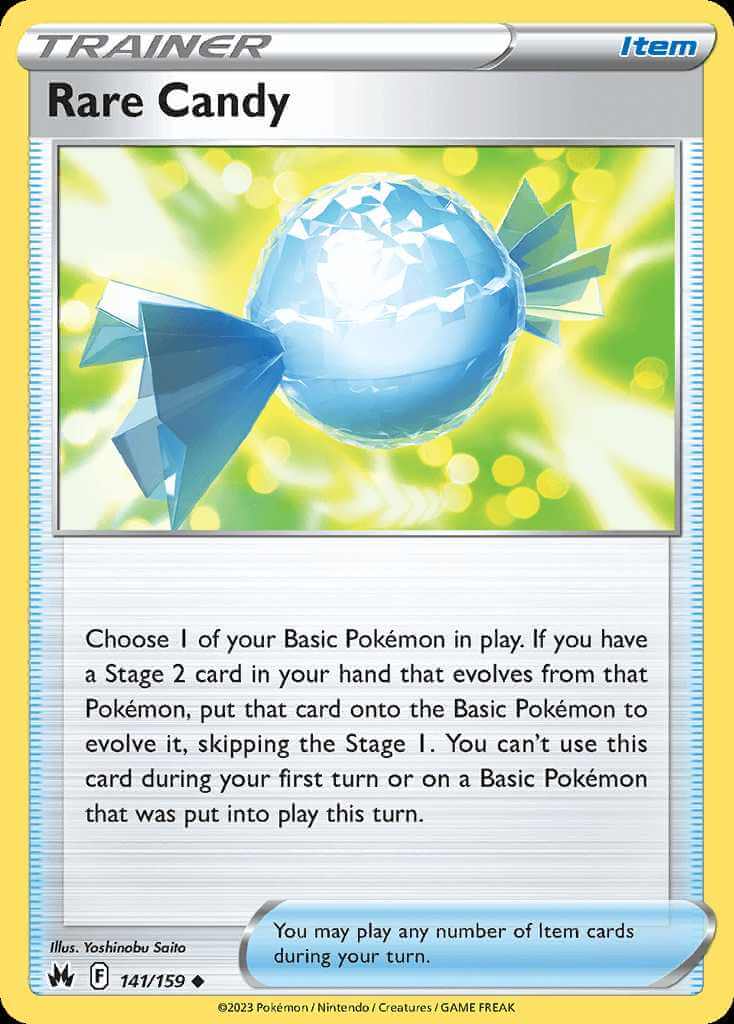 141/159 Rare Candy - Crown Zenith