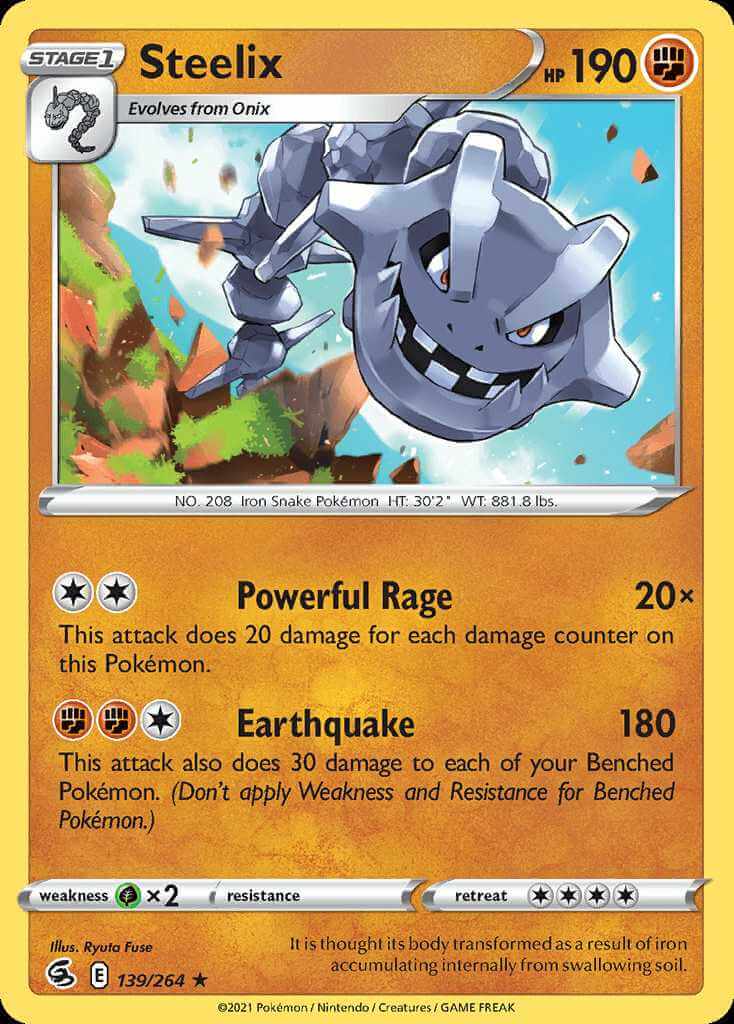 139/264 HOLO Steelix - Fusion Strike