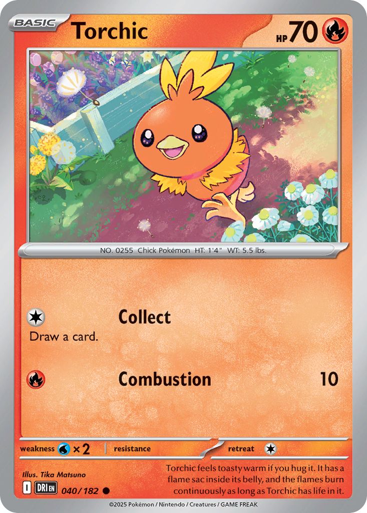 040/182 Torchic - Destined Rivals
