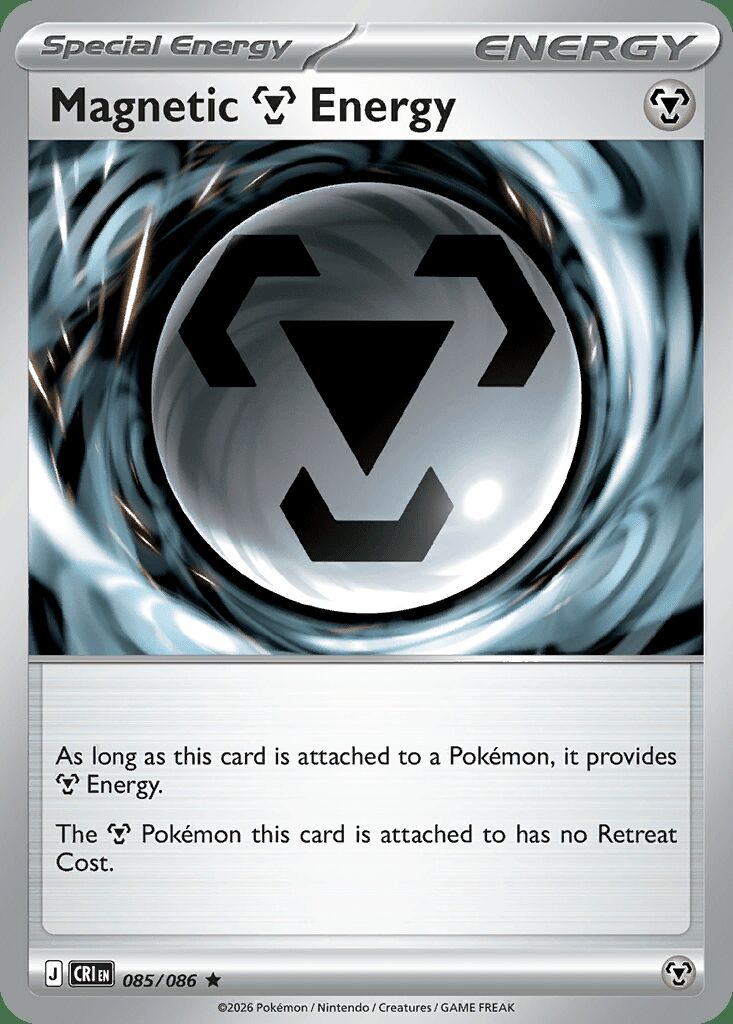 085/086 HOLO Magnetic Metal Energy - Chaos Rising