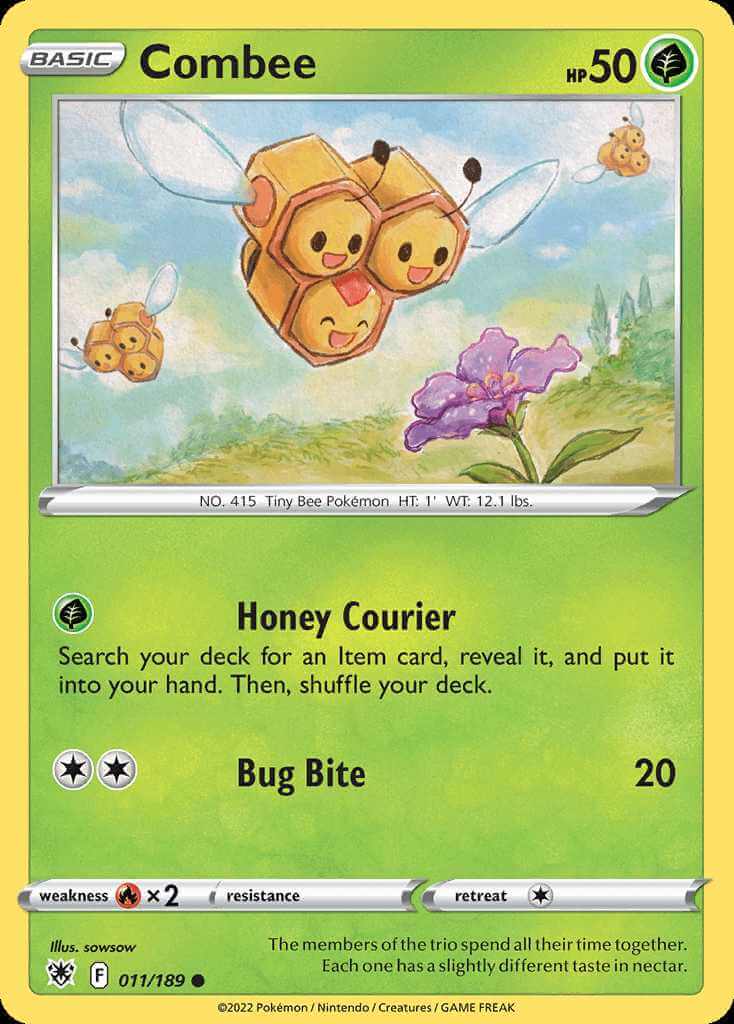 011/189 REVERSE HOLO Combee - Astral Radiance
