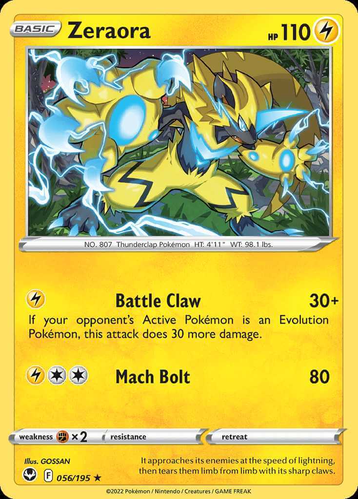 056/195 Zeraora - Silver Tempest