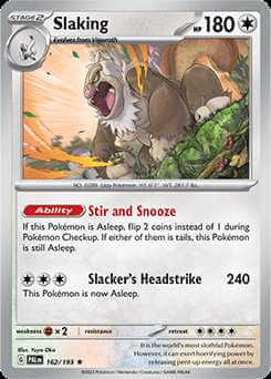 162/193 HOLO Slaking - Paldea Evolved