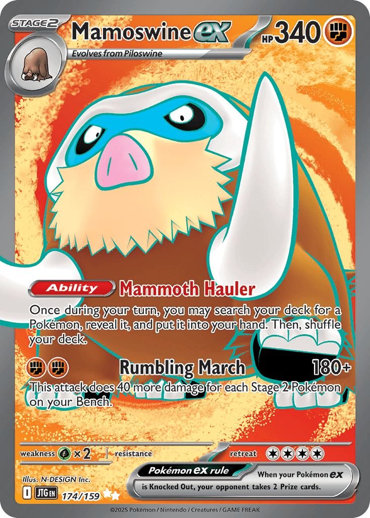 174/159 Mamoswine ex - Journey Together