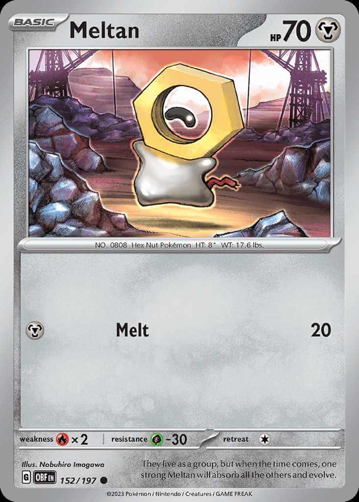 152/197 Meltan - Obsidian Flames