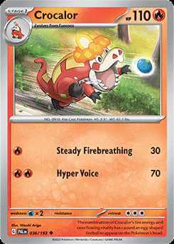 036/193 Crocalor - Paldea Evolved