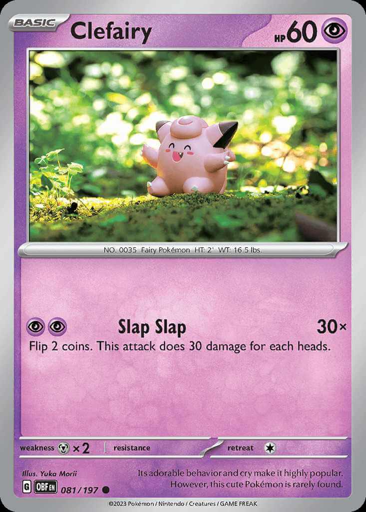 081/197 Clefairy - Obsidian Flames
