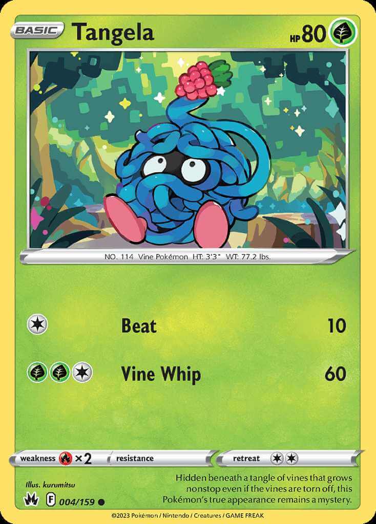 004/159 Tangela - Crown Zenith