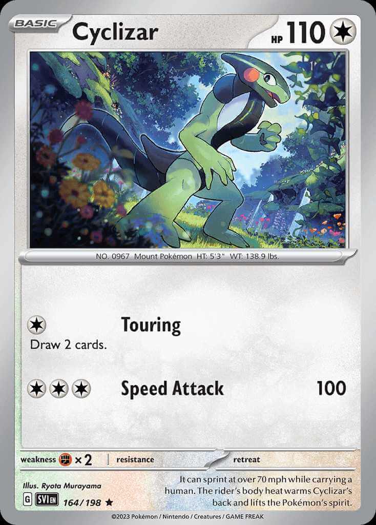 164/198 HOLO Cyclizar - Scarlet and Violet