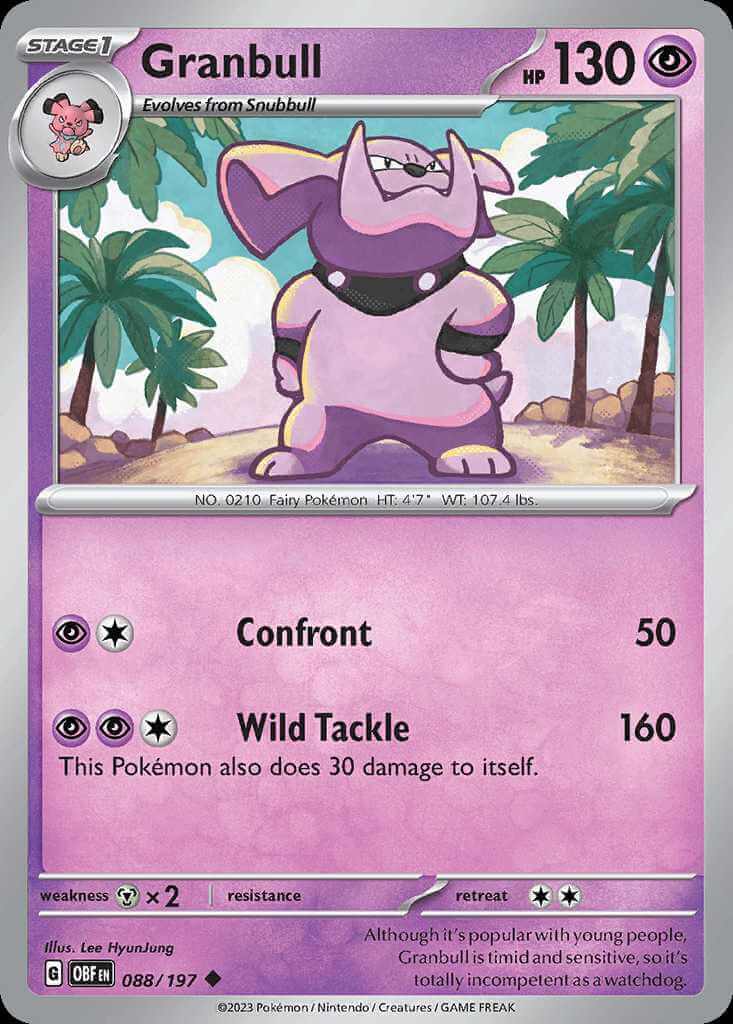 088/197 Granbull - Obsidian Flames