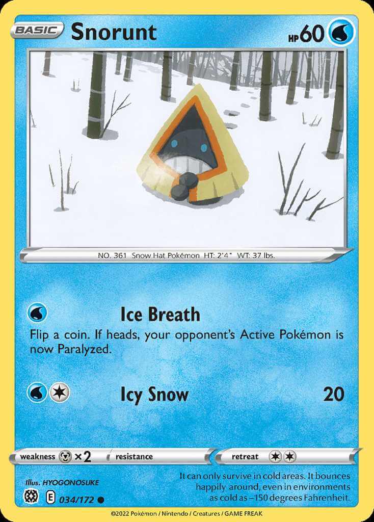 034/172 Snorunt - Brilliant Stars