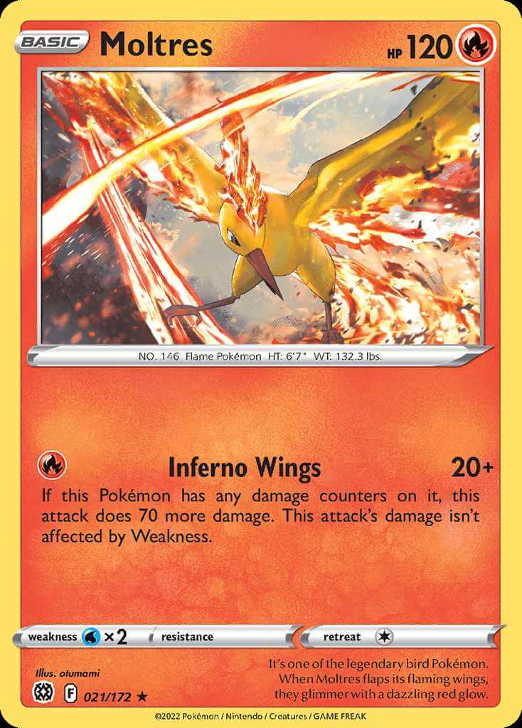 021/172 Moltres - Brilliant Stars