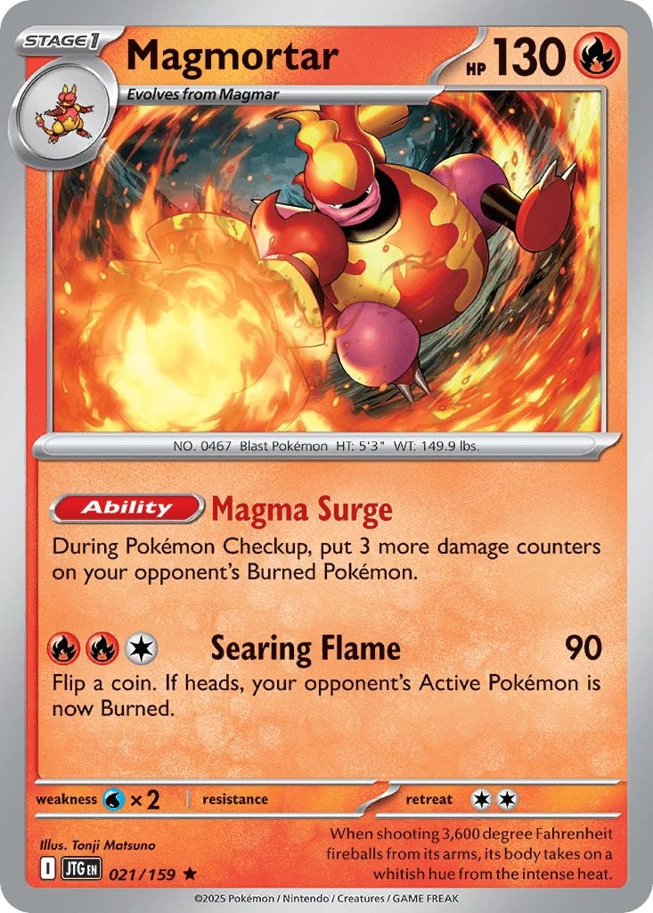 021/159 HOLO Magmortar - Journey Together
