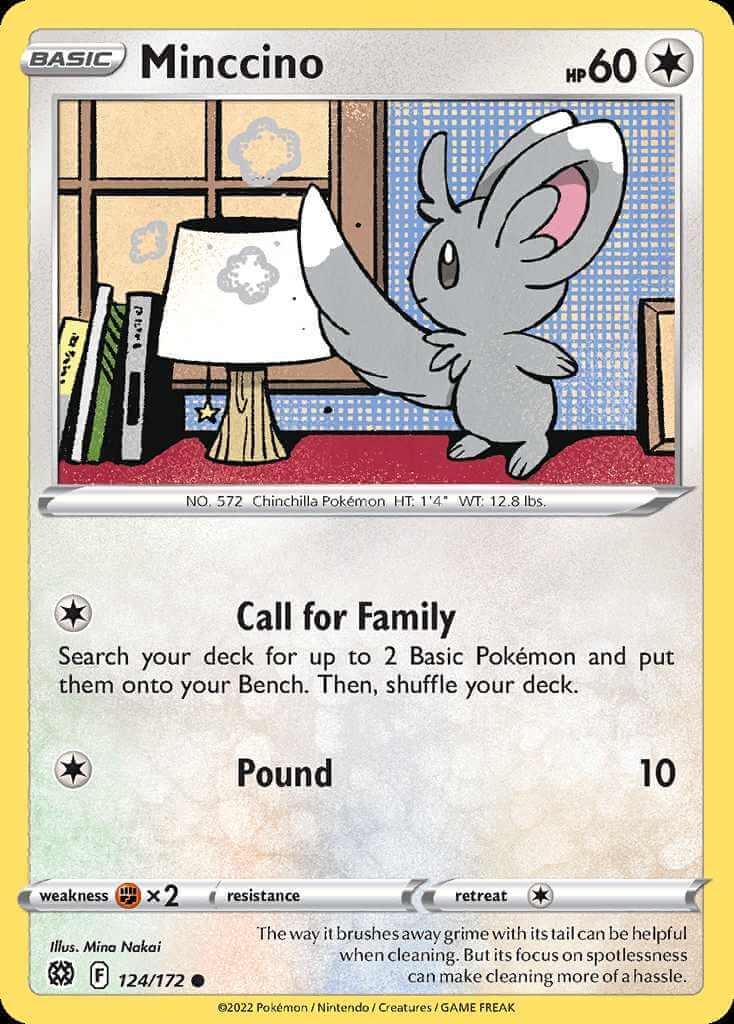 124/172 Minccino - Brilliant Stars
