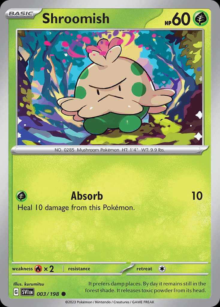 003/198 REVERSE HOLO Shroomish - Scarlet and Violet