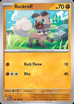 116/193 Rockruff - Paldea Evolved