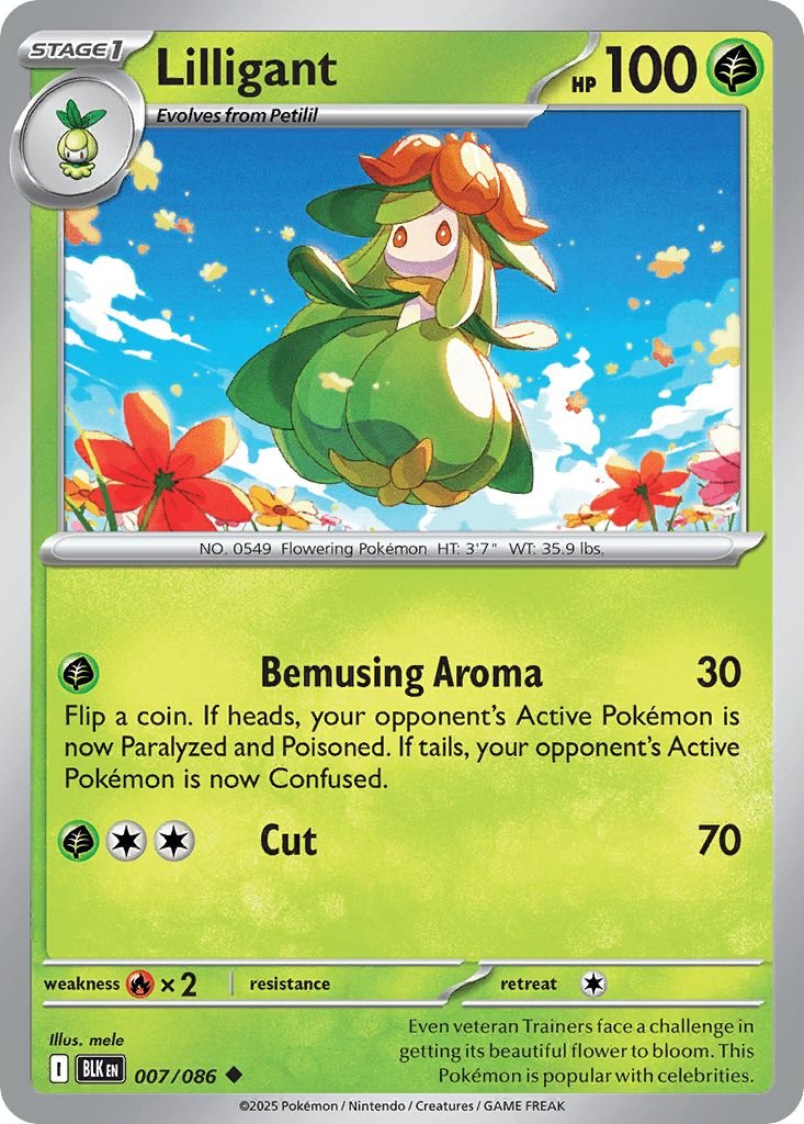 007/086 Lilligant - Black Bolt