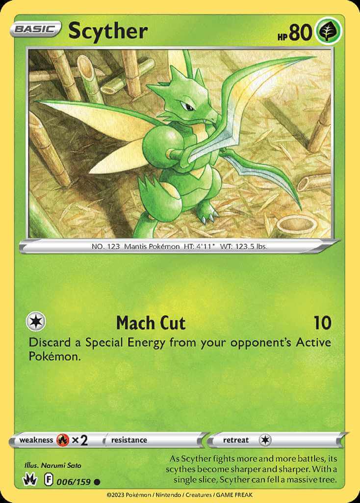 006/159 Scyther - Crown Zenith