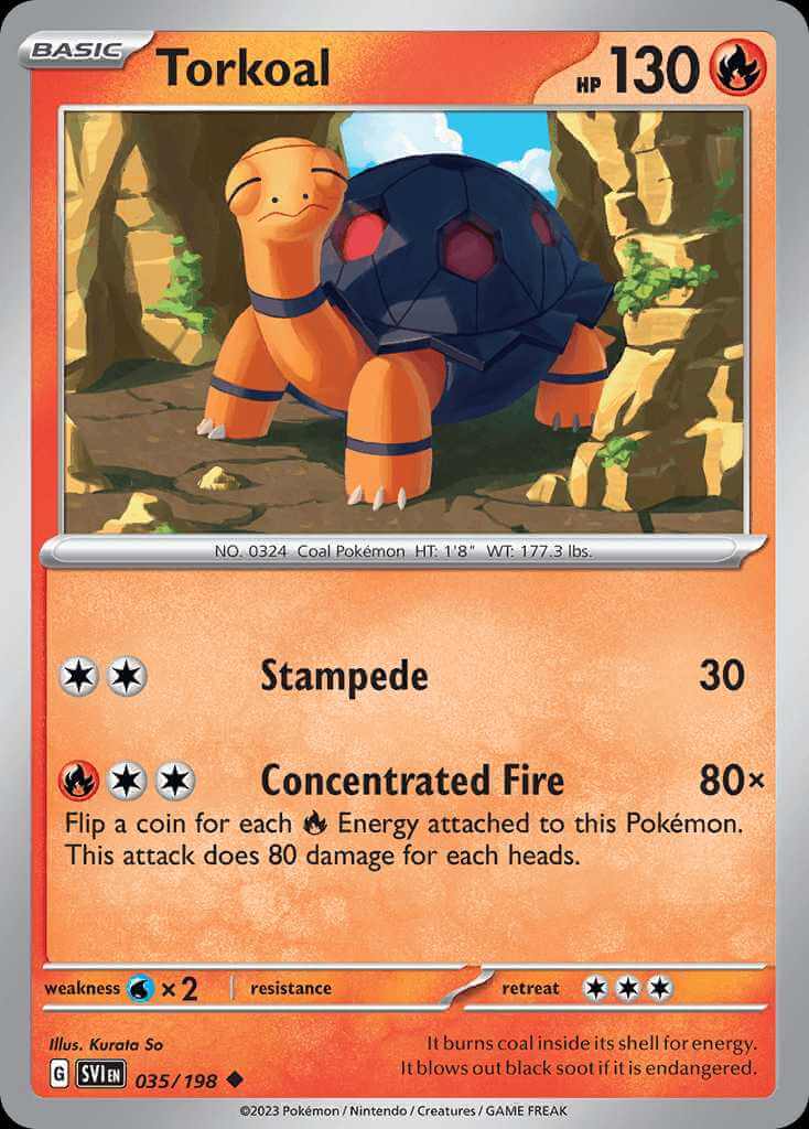 035/198 Torkoal - Scarlet and Violet
