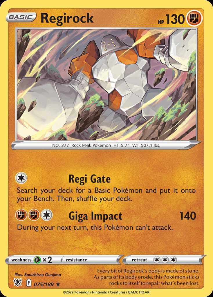 075/189 Regirock - Astral Radiance