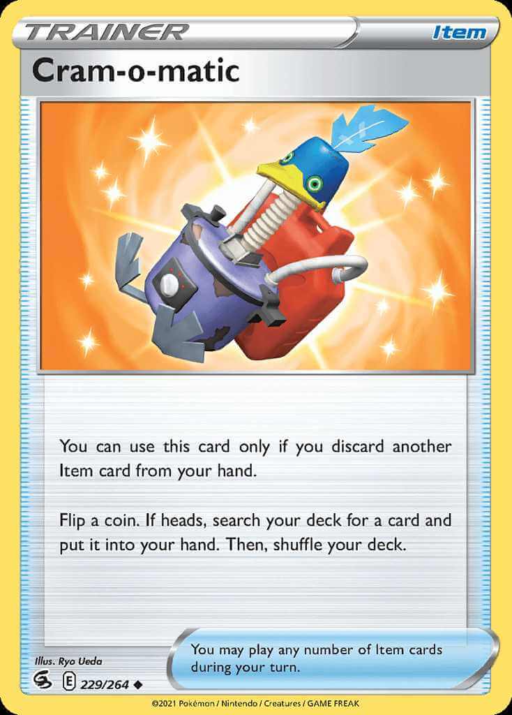 229/264 REVERSE HOLO Cram-o-matic - Fusion Strike