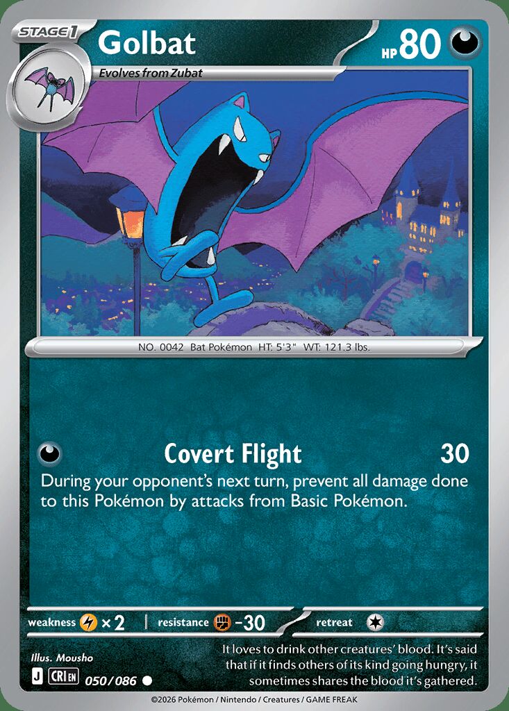 050/086 Golbat - Chaos Rising