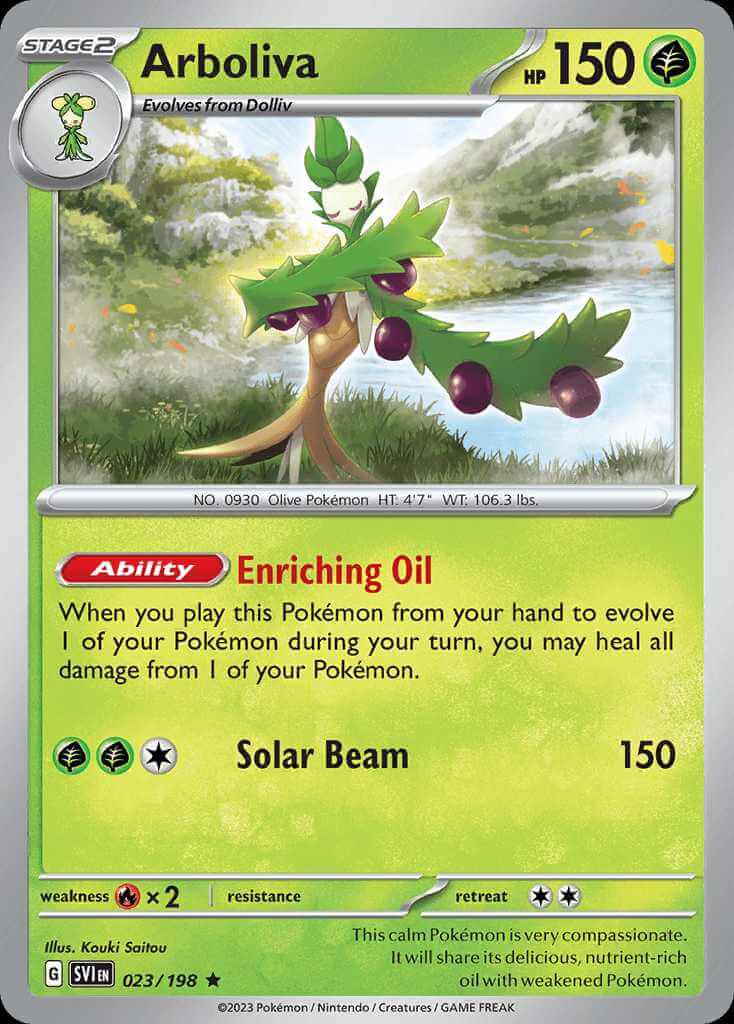 023/198 HOLO Arboliva - Scarlet and Violet
