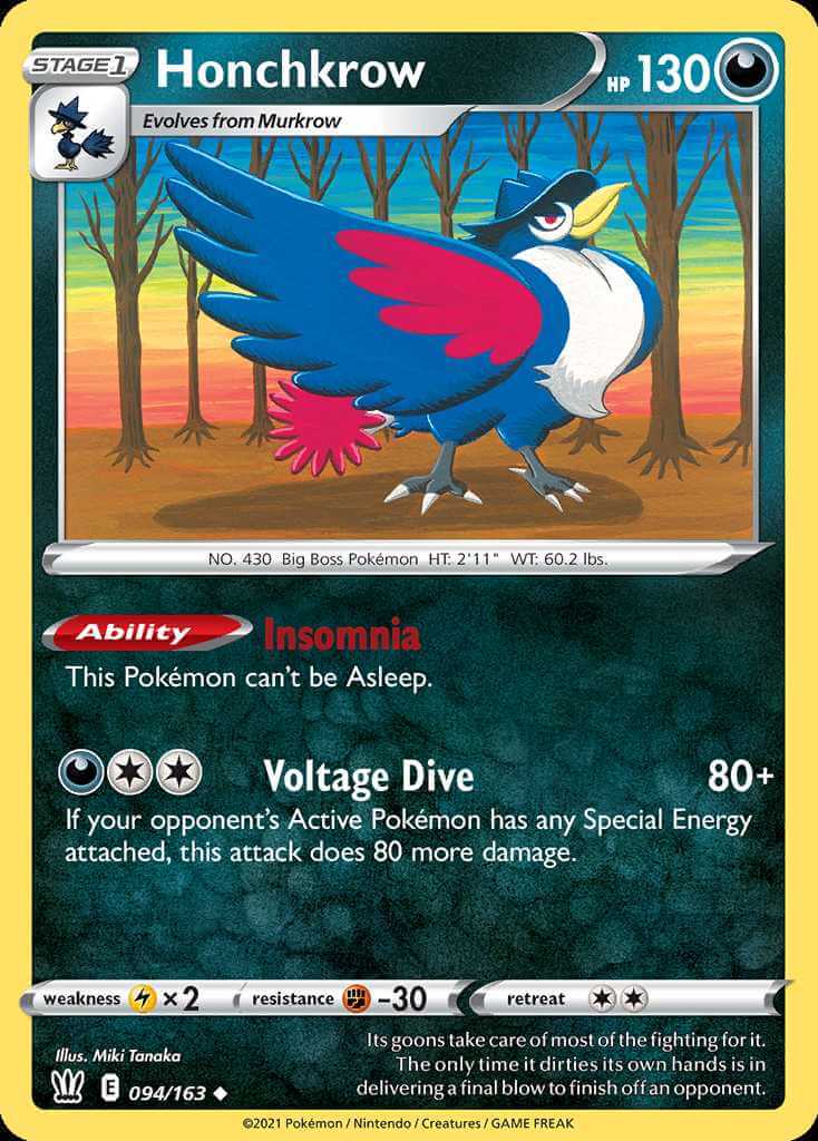 094/163 Honchkrow - Battle Styles