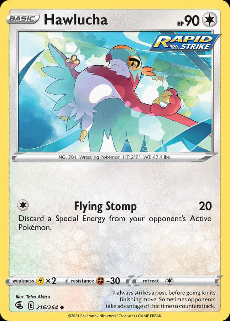 216/264 Hawlucha - Fusion Strike
