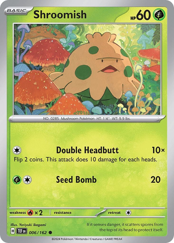 006/162 REVERSE HOLO Shroomish - Temporal Forces