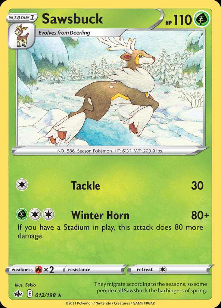 012/198 Sawsbuck - Chilling Reign