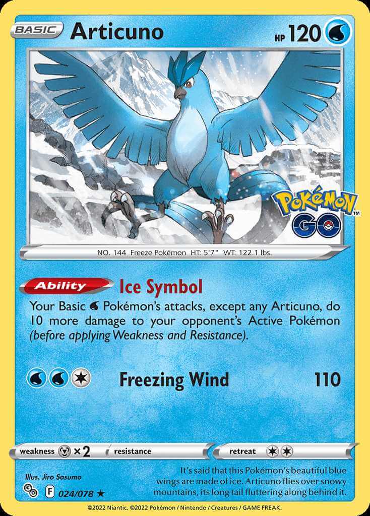 024/078 HOLO Articuno - Pokémon GO