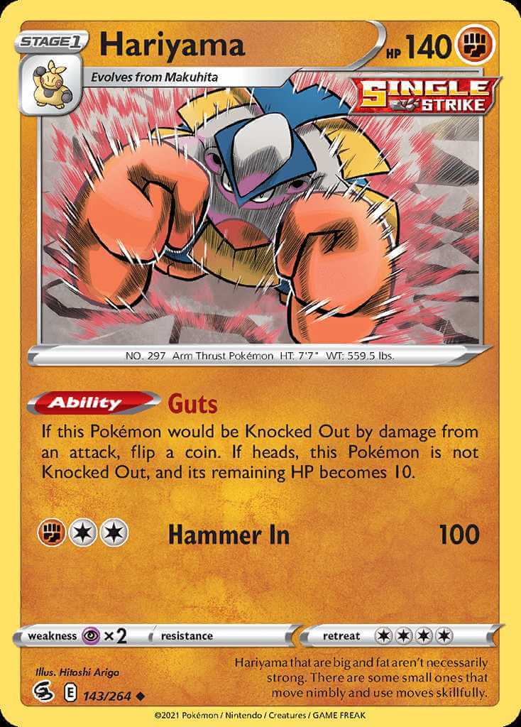 143/264 Hariyama - Fusion Strike