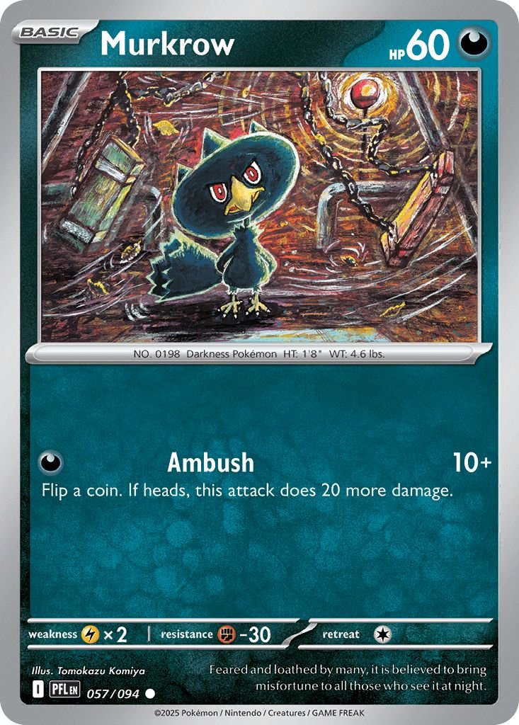 057/094 Murkrow - Phantasmal Flames