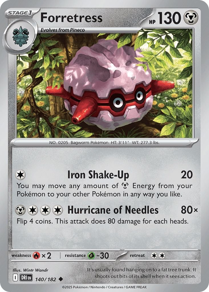 140/182 Forretress - Destined Rivals