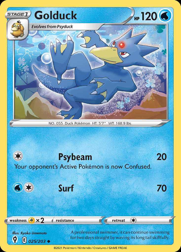 025/203 Golduck - Evolving Skies