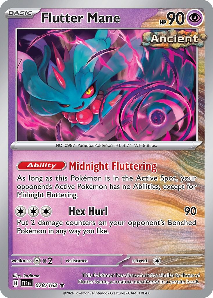 078/162 HOLO Flutter Mane - Temporal Forces