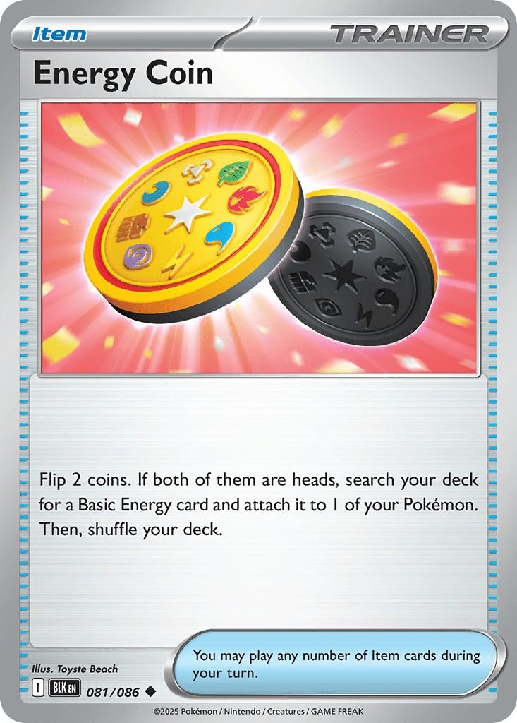 081/086 Energy Coin - Black Bolt