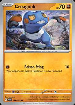 114/193 Croagunk - Paldea Evolved