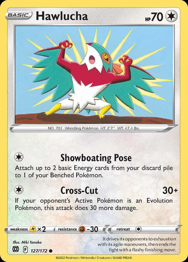 127/172 Hawlucha - Brilliant Stars