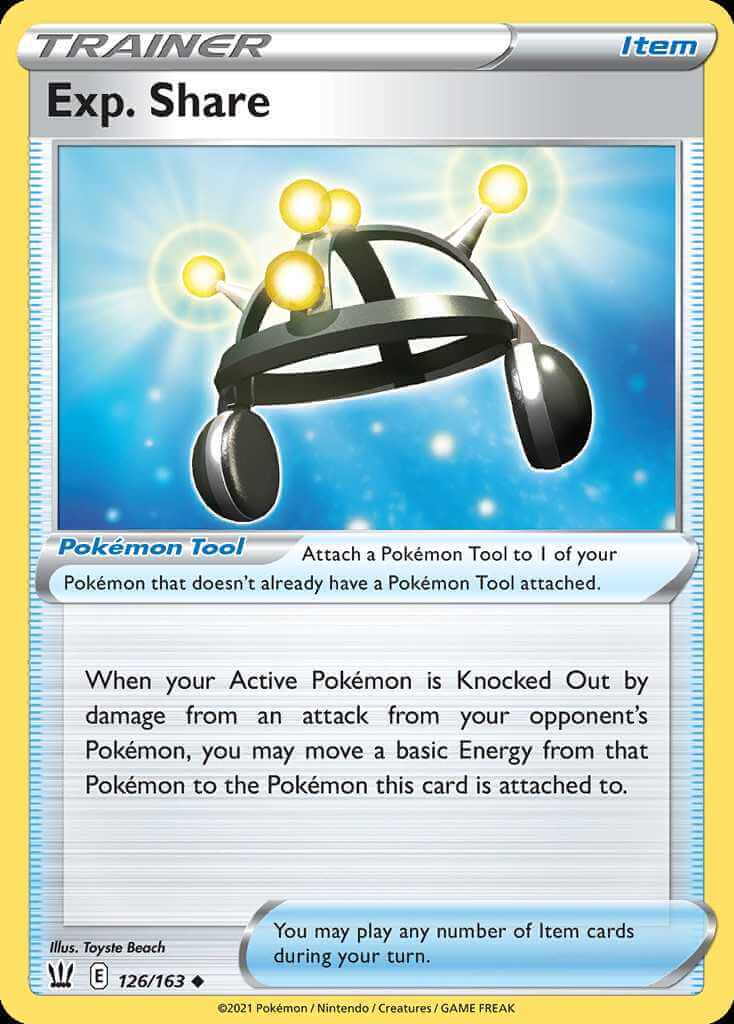 126/163 Exp. Share - Battle Styles